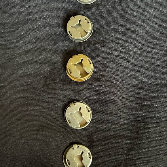 Silver Button Covers - Picture 4 of 4